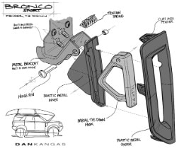 2025 Bronco Sport Exterior Sketch